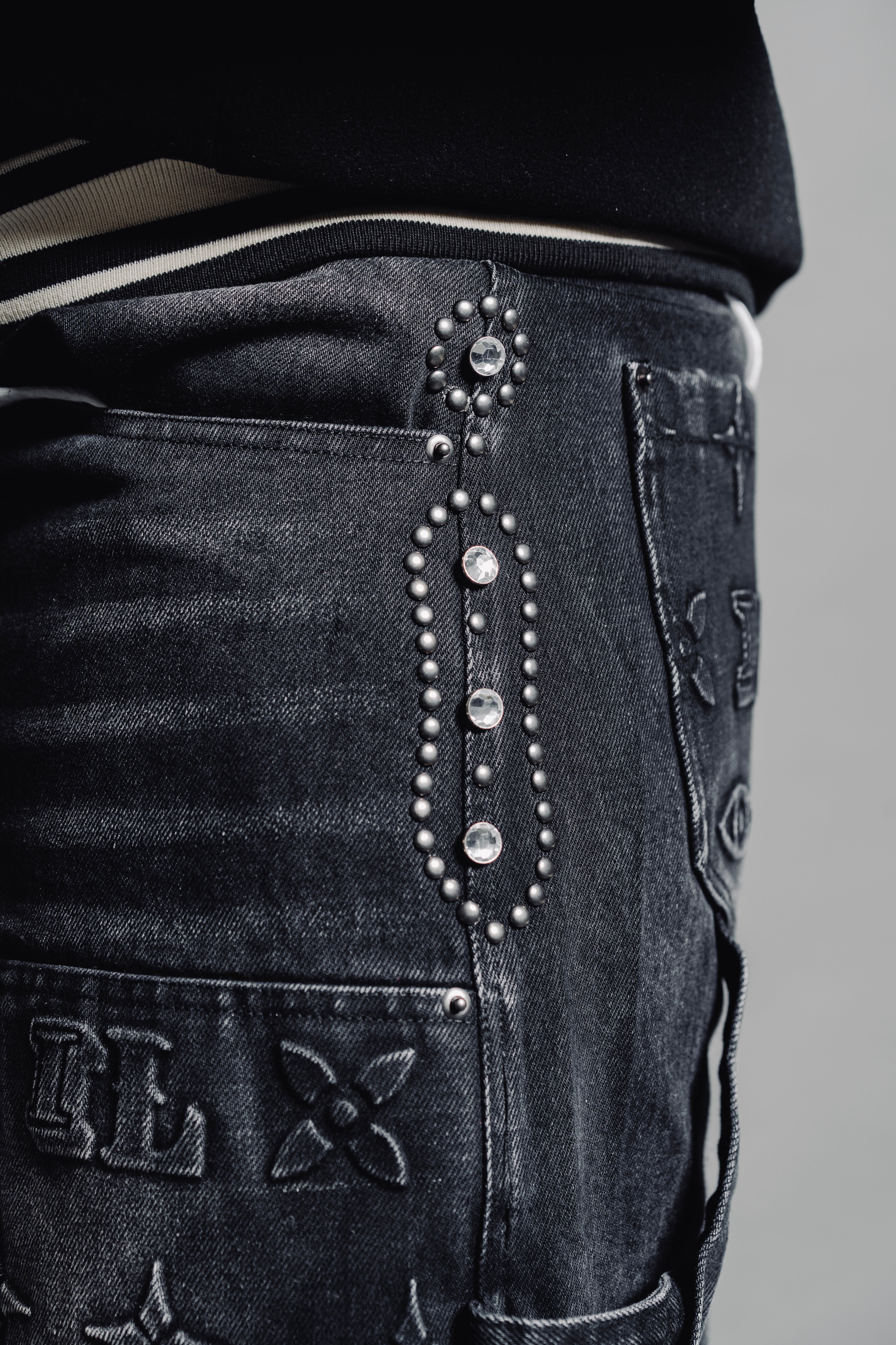 “Carbonado” Denim Shorts