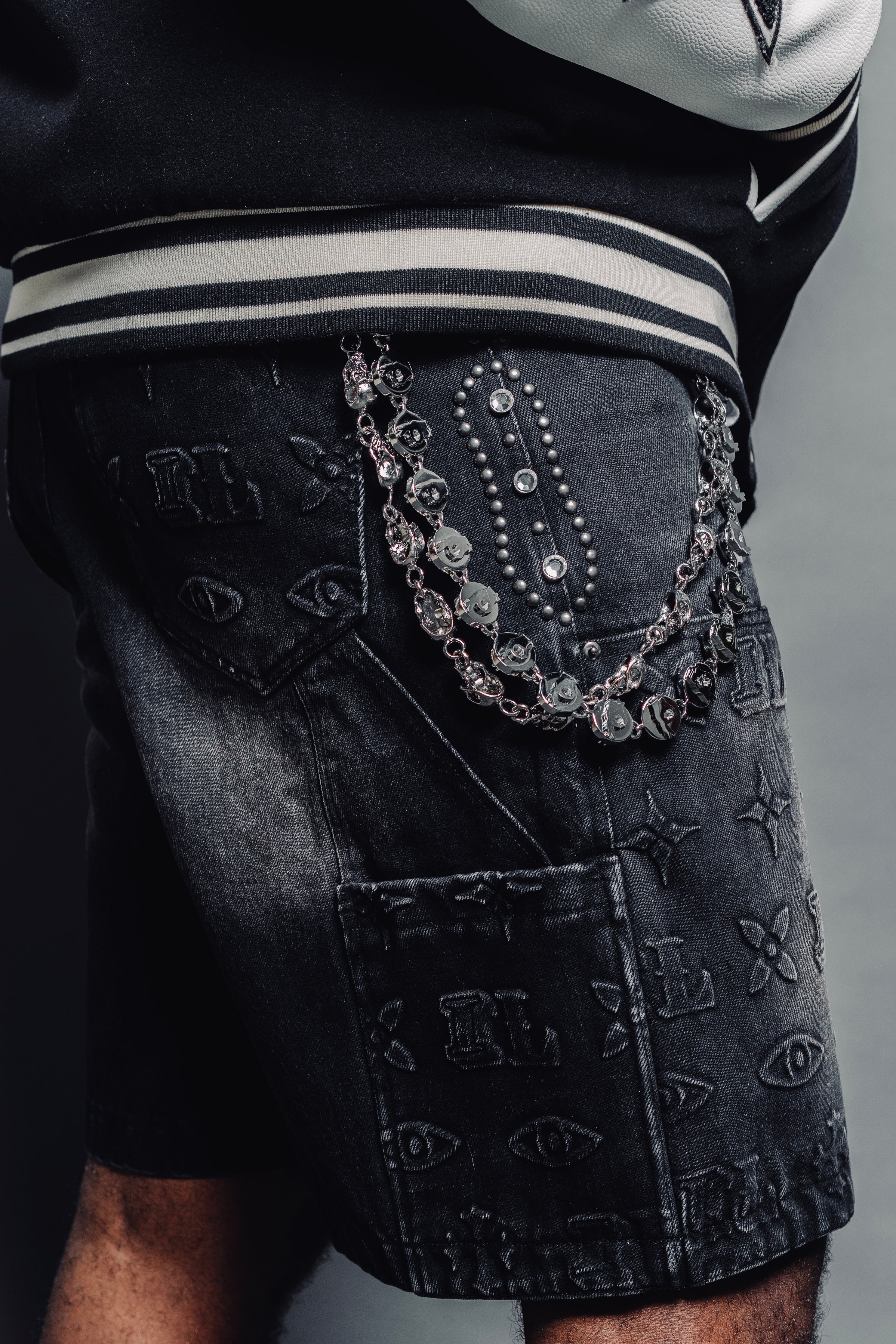 “Carbonado” Denim Shorts