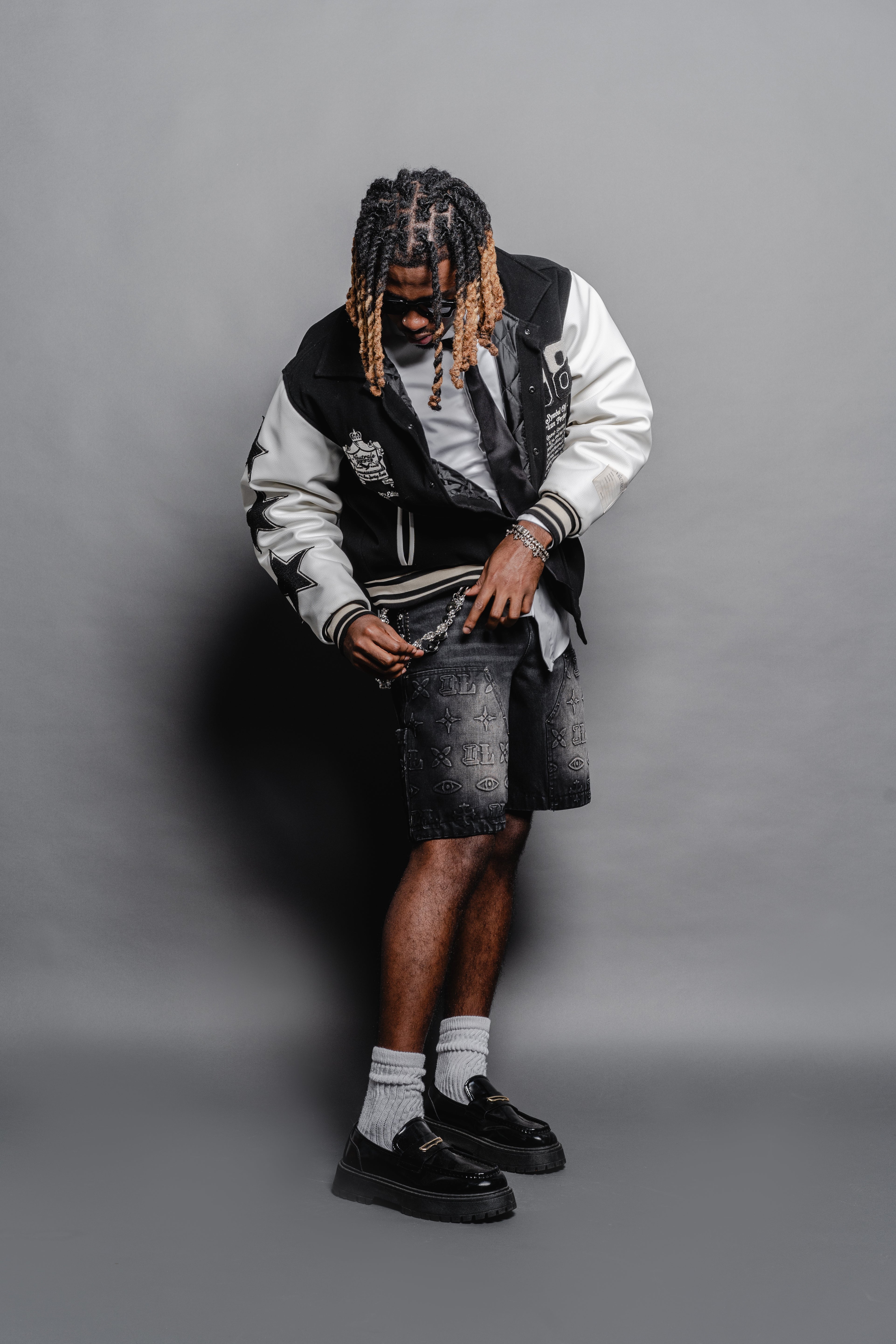 “Carbonado” Denim Shorts
