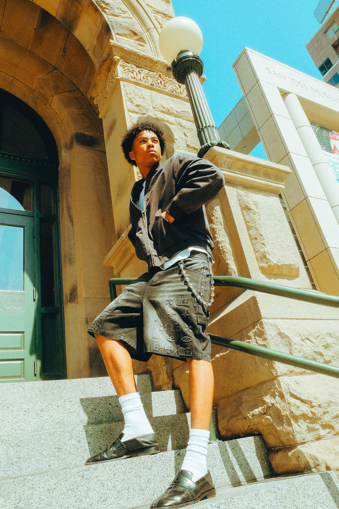 “Carbonado” Denim Shorts