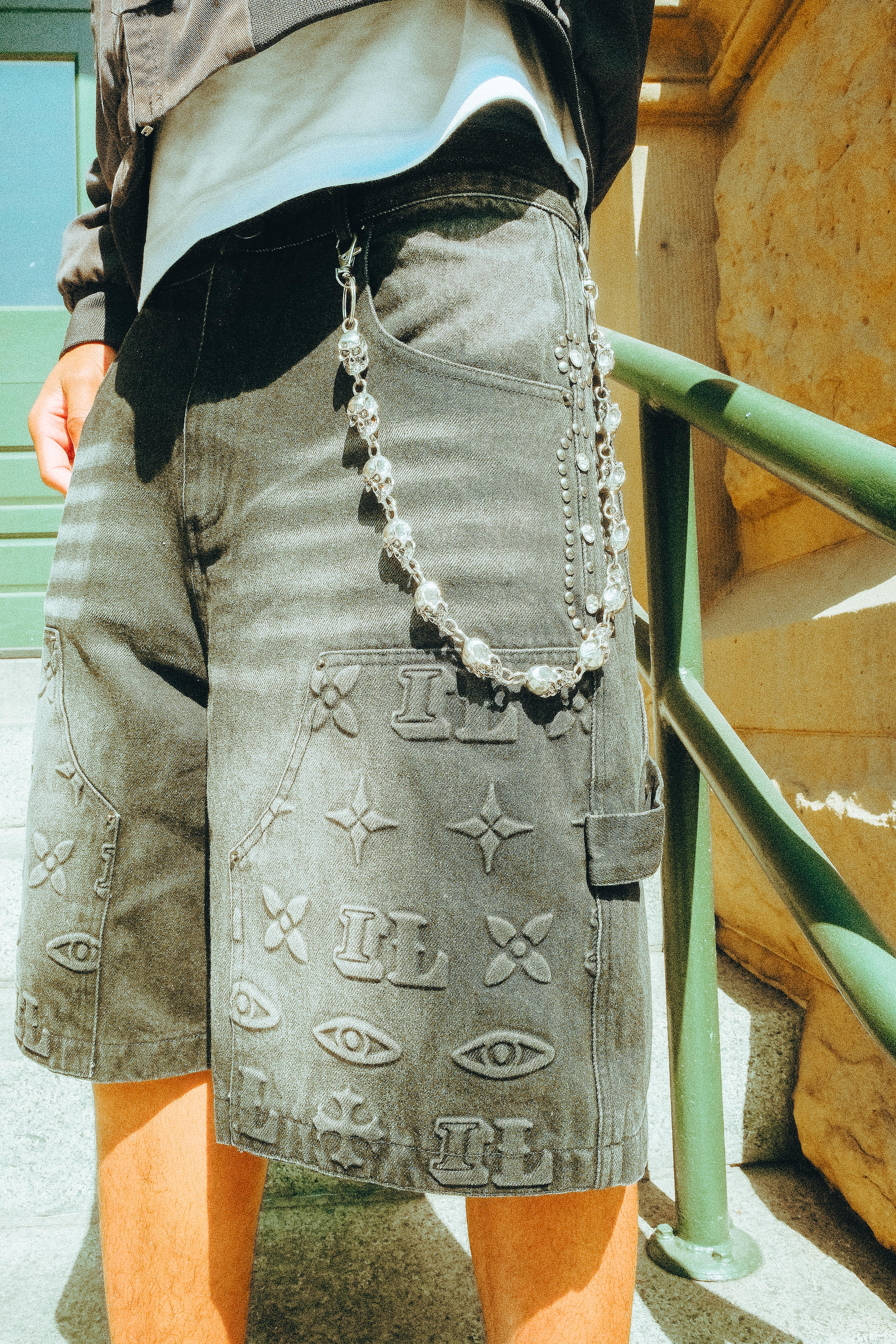 “Carbonado” Denim Shorts