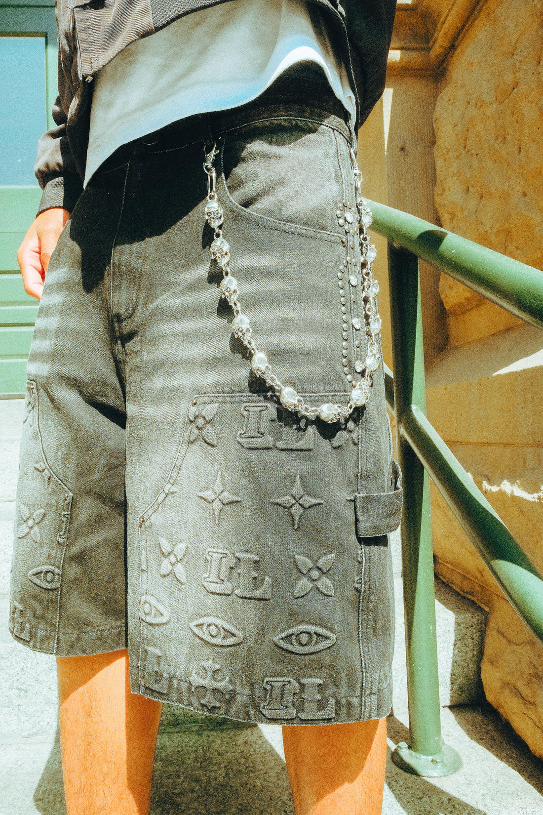 “Carbonado” Denim Shorts