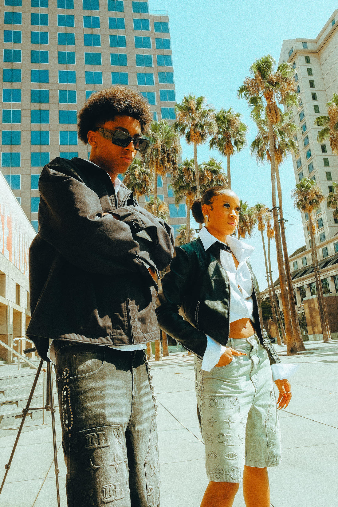 “Carbonado” Denim Shorts